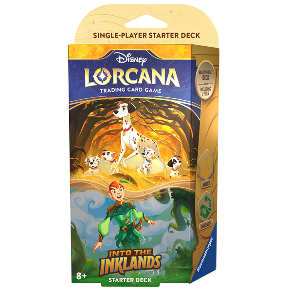 Disney Lorcana: Into the Inklands Starter Deck Amber & Emerald