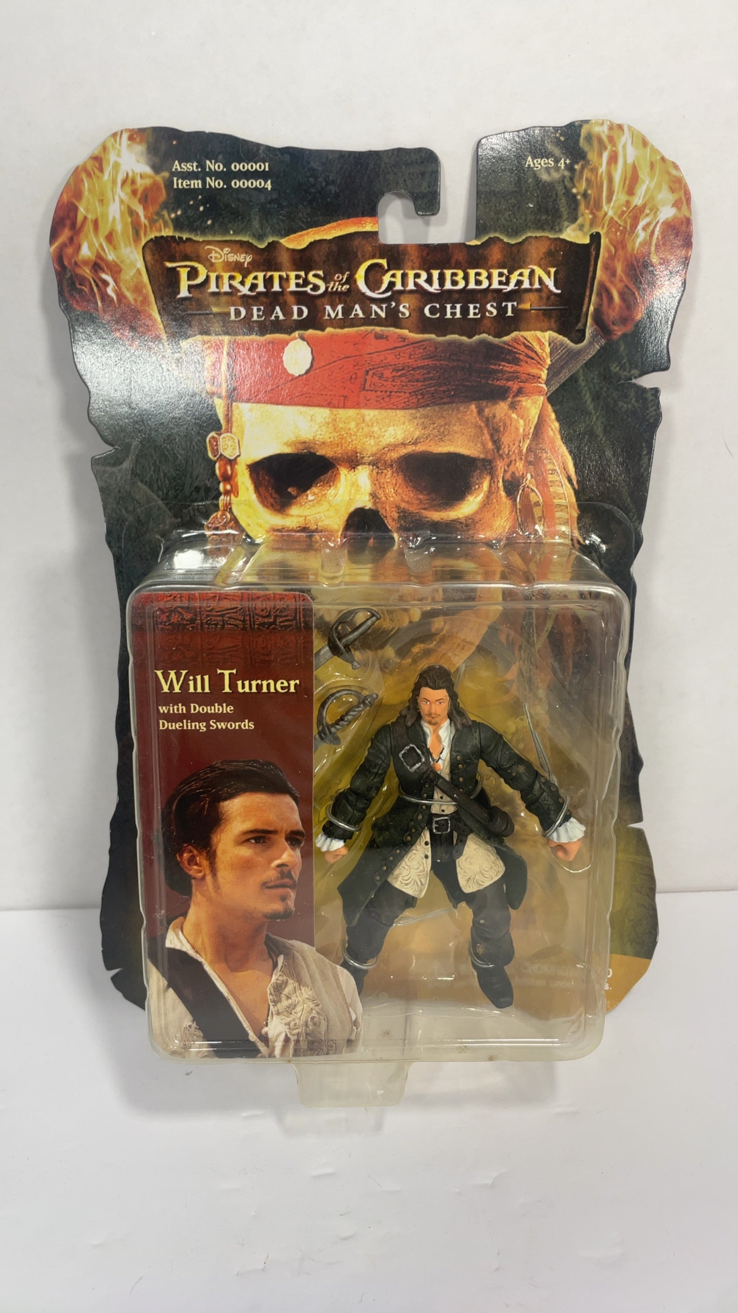 Zizzle Pirates of the Caribbean Dead Man's Chest Will Turner Action Figure Sealed