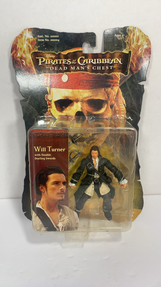 Zizzle Pirates of the Caribbean Dead Man's Chest Will Turner Action Figure Sealed