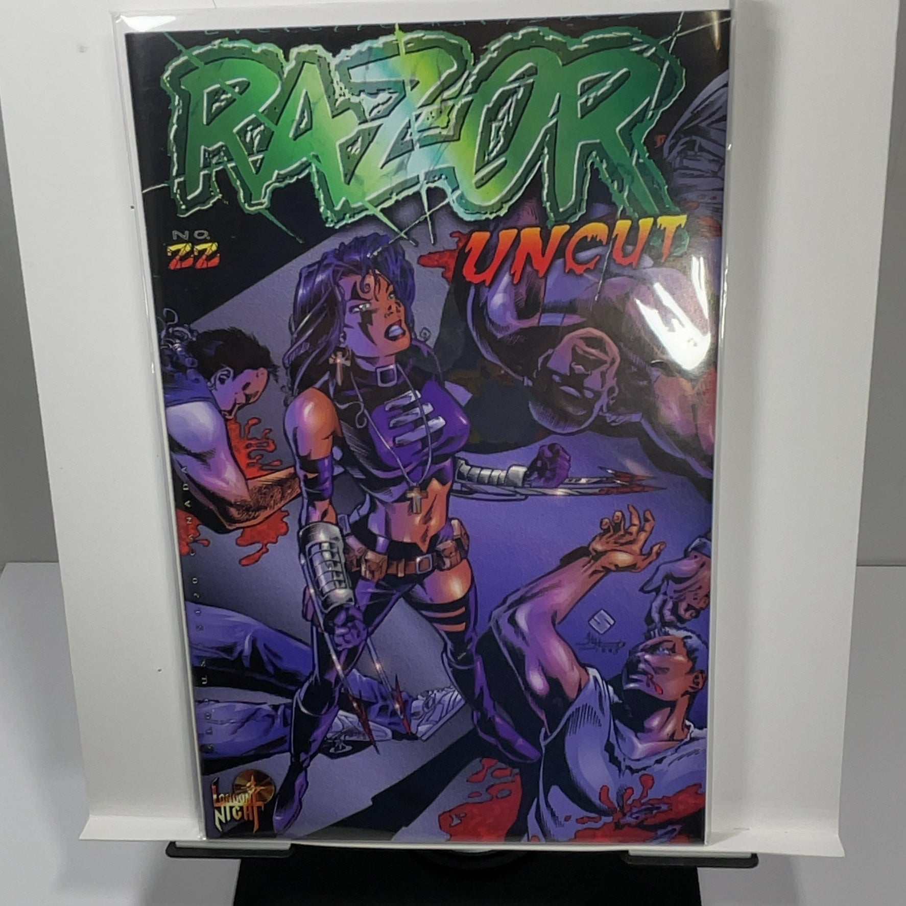 Razor Uncut #21-25 London Night Studios Comic Everette Hartsoe Mature — photo 2