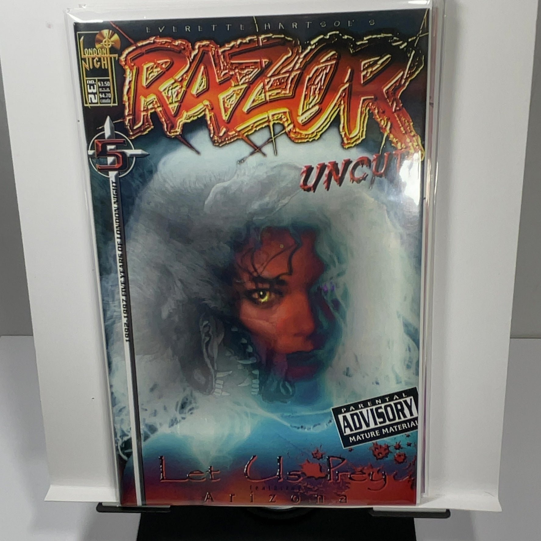 Razor Uncut #26-30 Comic Book Lot London Night Studios Everette Hartsoe — photo 4