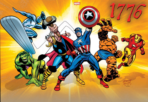1776 #1 Variante envolvente de Steve Rude