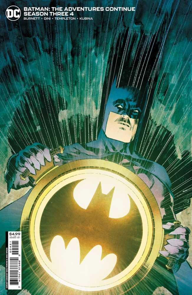 Batman: Las Aventuras Continúan, Temporada Tres #4 (de 7), Portada B, Variante en Cartulina de Mike Perkins