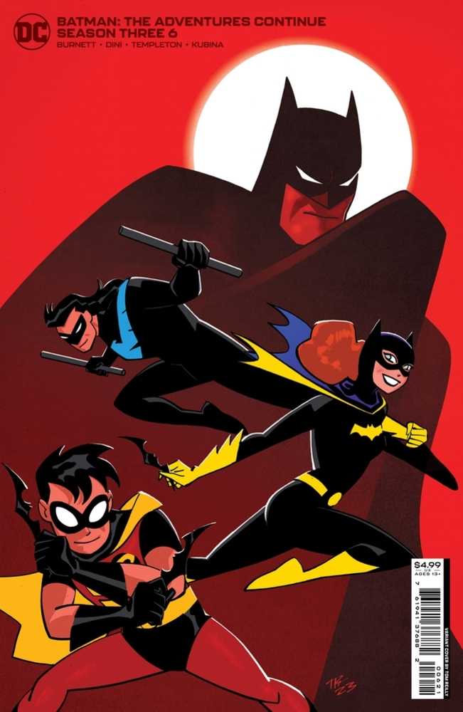 Batman: Las Aventuras Continúan, Temporada Tres #6 (de 8), Portada B, Variante en Cartulina de Tom Reilly