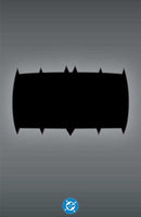 Black Batman logo on a gray background, with a DC Comics logo at the bottom.