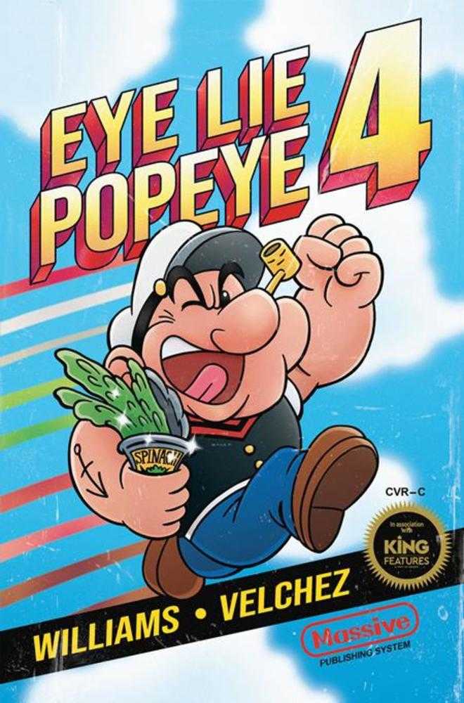 Eye Lie Popeye #4 Portada C Variante Homenaje al Videojuego de Richardson