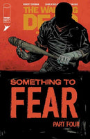 Comic book cover with a silhouetted figure holding a barbed wire baseball bat.