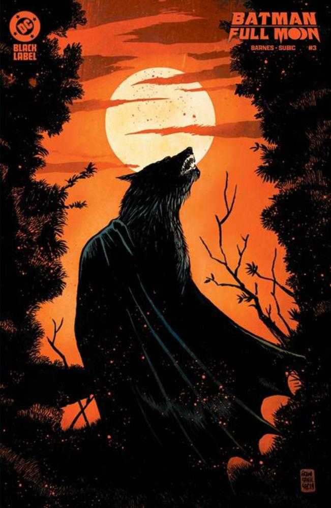 Batman Luna Llena #3 (de 4) Portada B Francesco Francavilla Variante en cartulina (Para adultos)