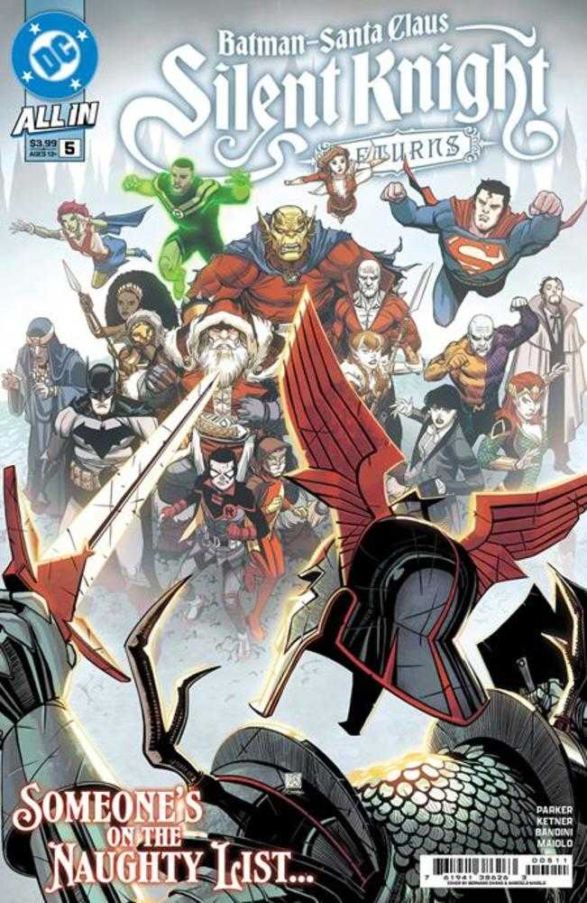 Batman Santa Claus Silent Knight Returns #5 (de 5) Portada A Bernard Chang