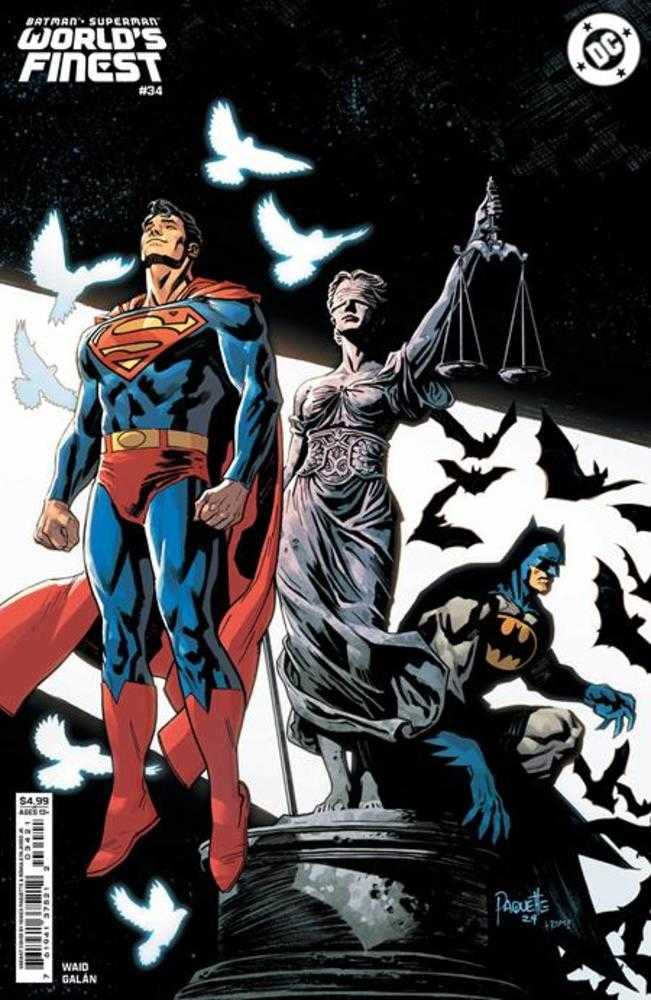 Batman Superman Worlds Finest #34 Portada B Variante en cartulina de Yanick Paquette