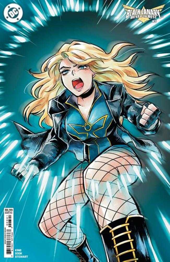 Black Canary Lo Mejor de lo Mejor #3 (de 6) Portada B Variante en Cartulina Saowee