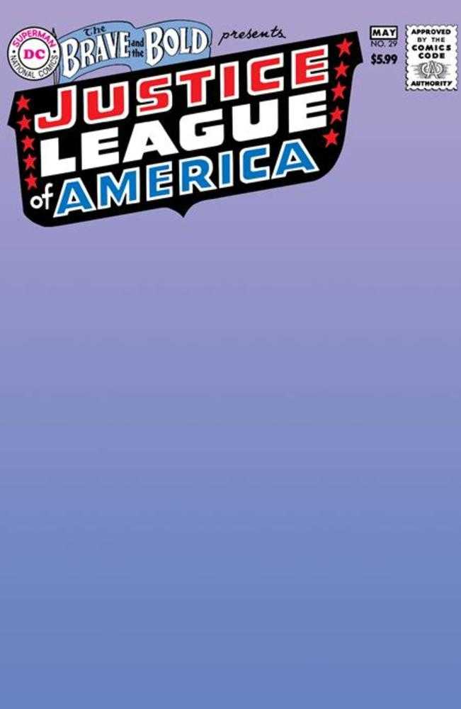 Brave and the Bold #29 Edición Facsímil Portada C Variante Morada en Blanco