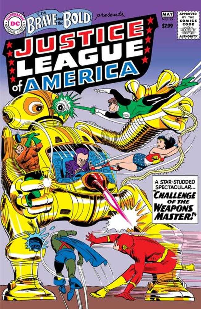 Brave And The Bold #29 Edición Facsímil Portada B Mike Sekowsky &amp; Murphy Anderson Variante Foil