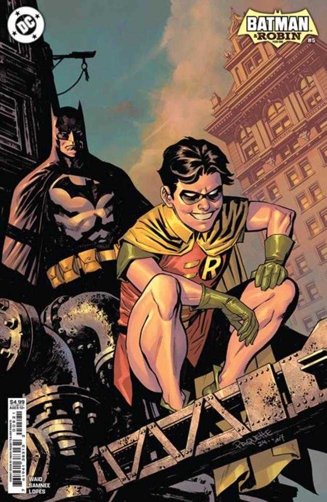 Batman y Robin Año Uno #5 (de 12) Portada B Variante en cartulina de Yanick Paquette