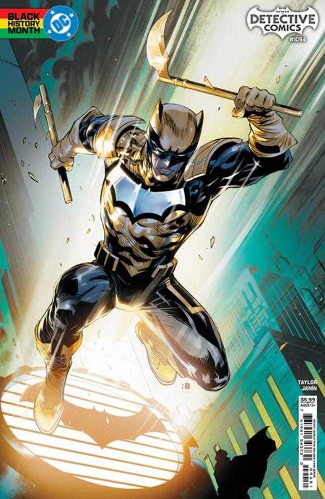 Detective Comics #1094 Portada D Ryan Benjamin Variante en cartulina del Mes de la Historia Afroamericana