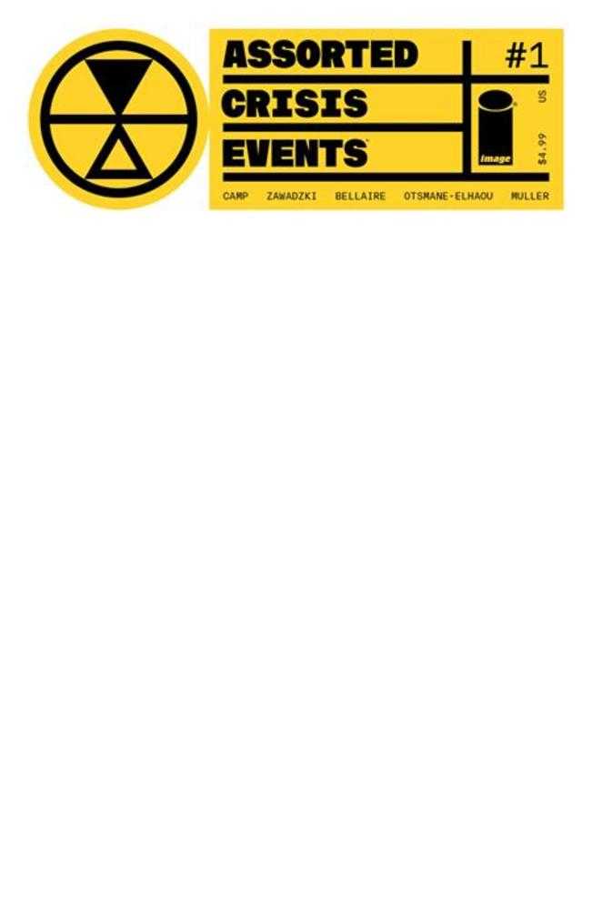 Assorted Crisis Events #1 Cover D Blank Sketch Variant (Mature)