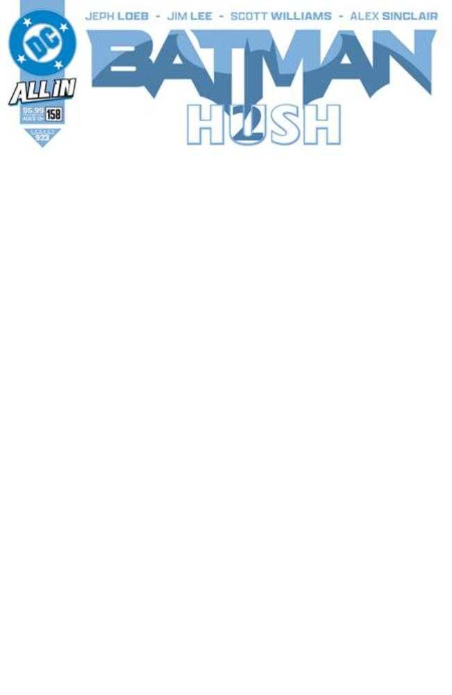 Batman #158 Portada H Variante en blanco