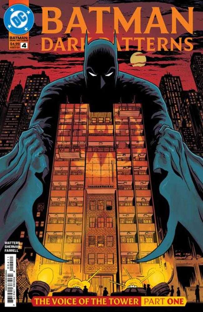Batman: Patrones Oscuros n.° 4 (de 12), portada A, Hayden Sherman