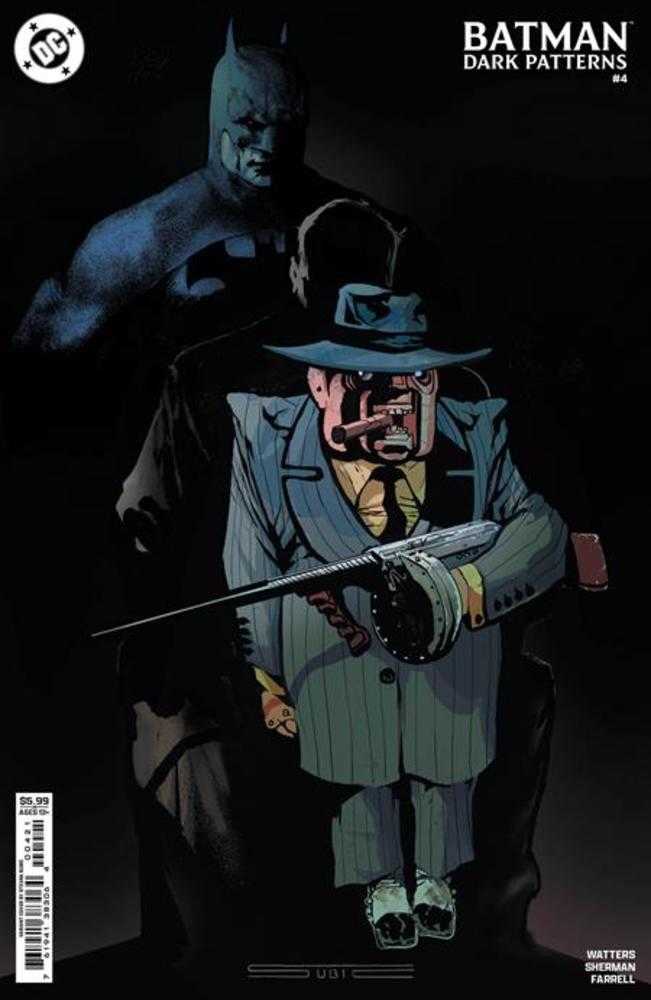 Batman Patrones Oscuros #4 (de 12) Portada B Variante en cartulina de Stevan Subic