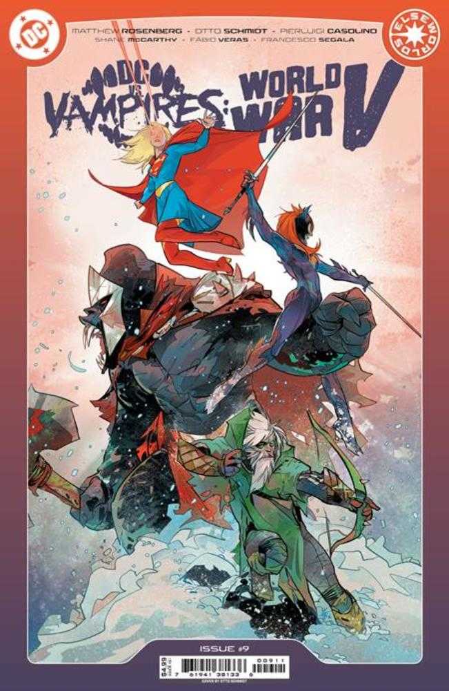 DC contra los vampiros: Guerra Mundial V n.° 9 (de 12), portada A, Otto Schmidt