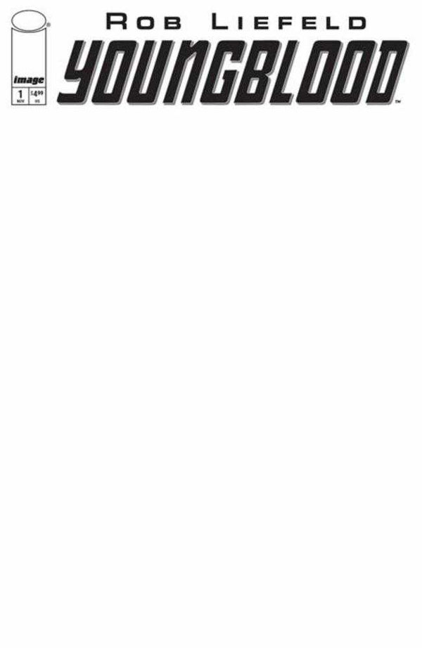 Youngblood #1 (2025) Cover G Blank Sketch Variant