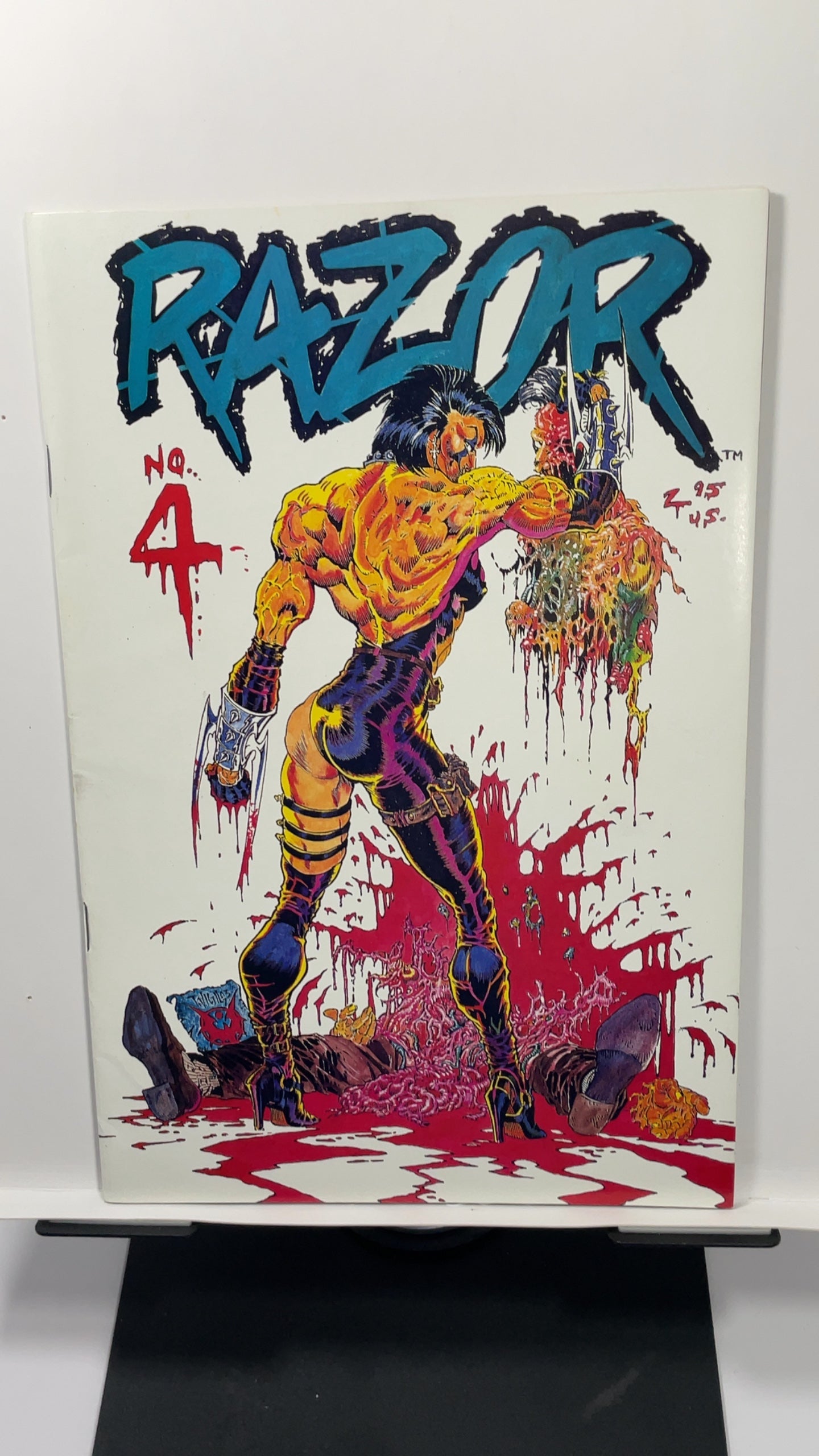 Razor #4 London Night Studios Brainstorm Comics 1993