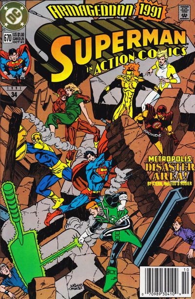 Action Comics, Vol. 1 #670 (Newsstand Edition)