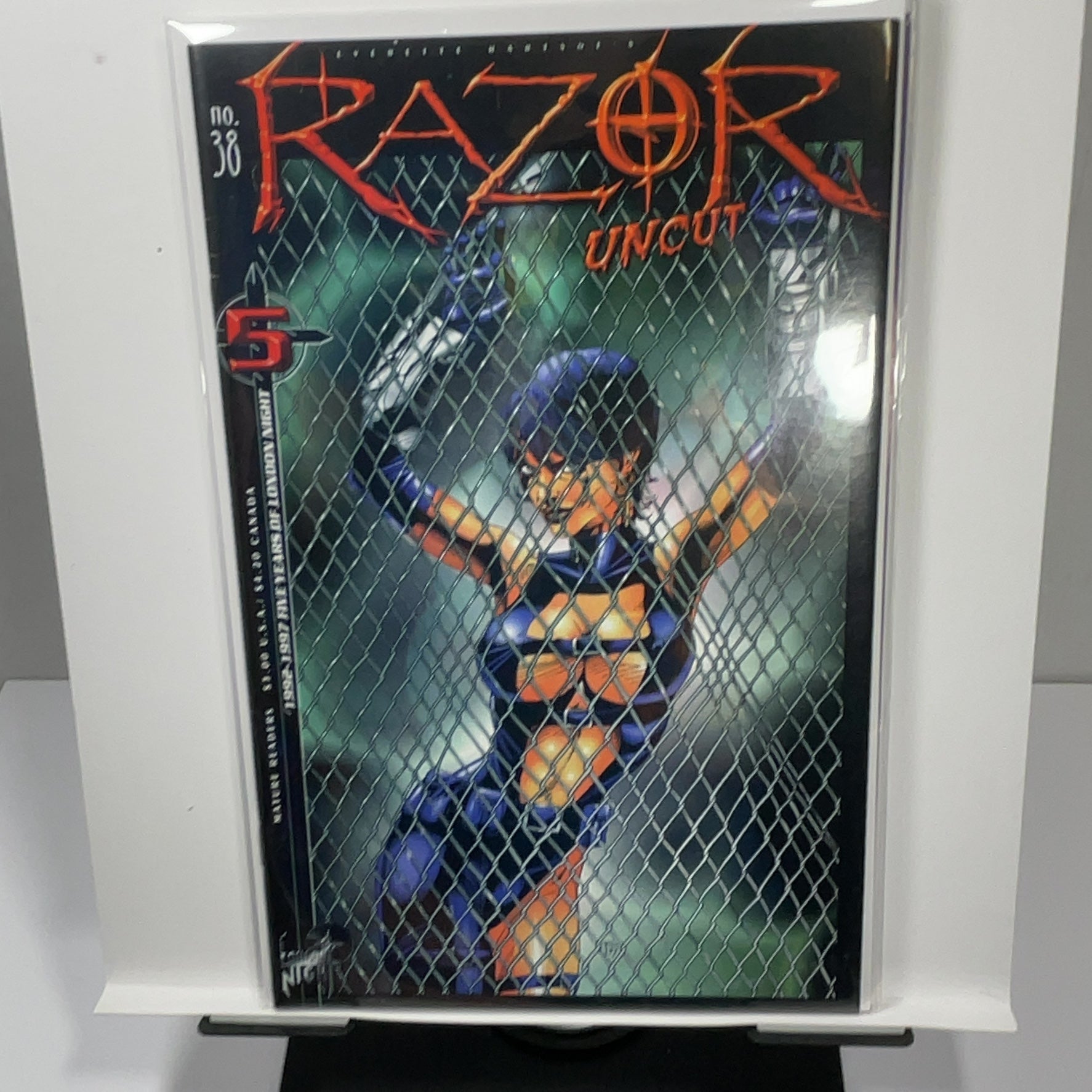 Razor Uncut #36-40 Comic Lot London Night Comics — photo 3