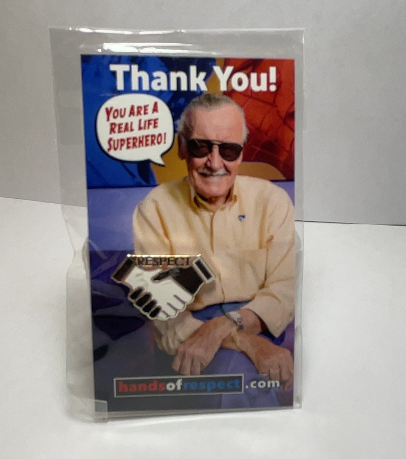 Stan Lee Hands of Respect Enamel Pin New In Package