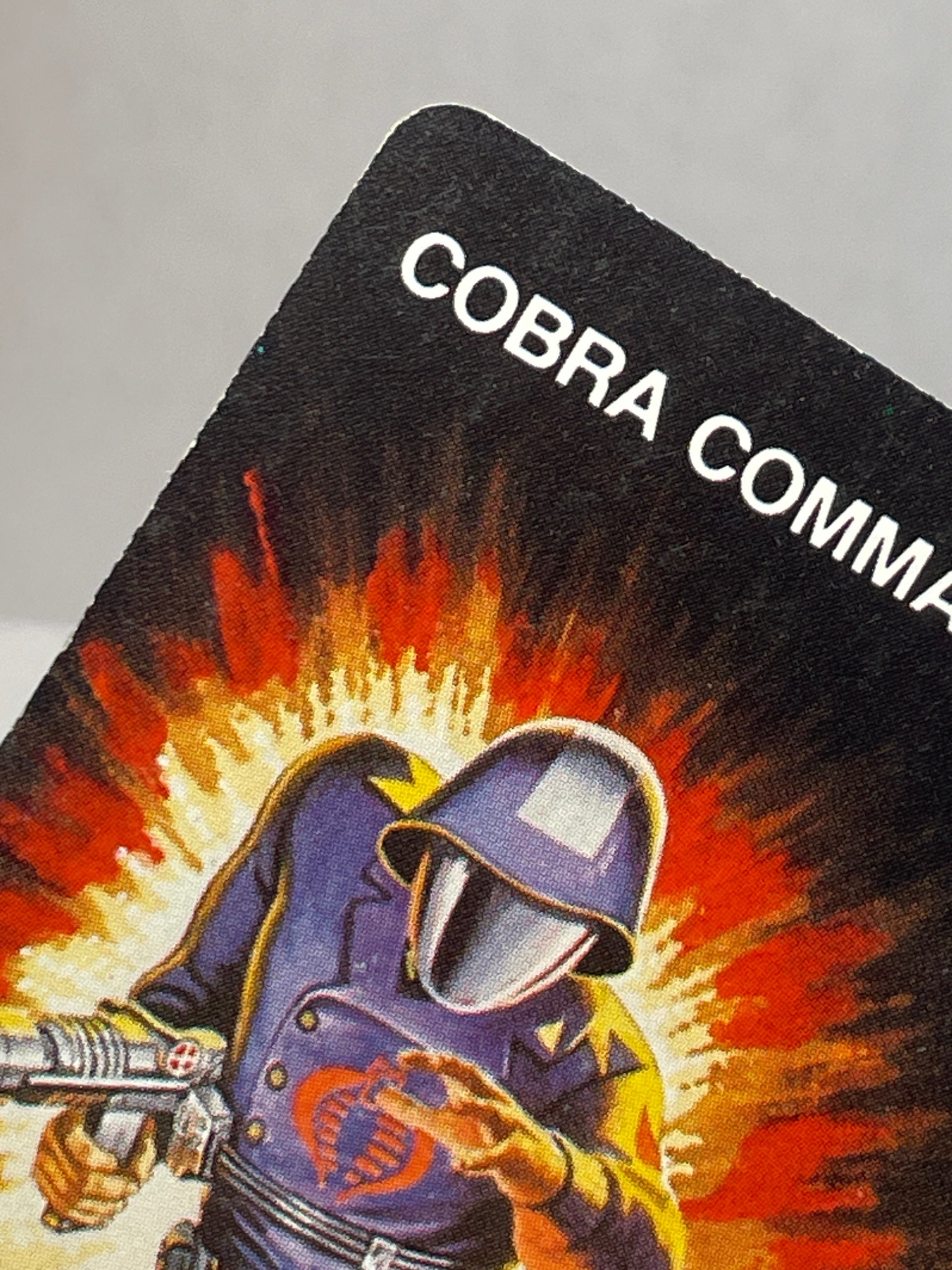 1982 GI Joe Card Game Cobra Commander Hasbro - photo 3