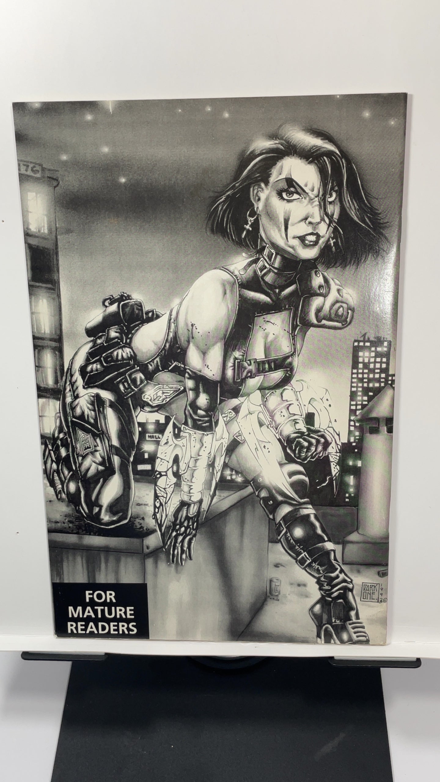 Razor #1 Angel in Black London Night Studios 1993 Signed Everette Hartsoe — photo 2