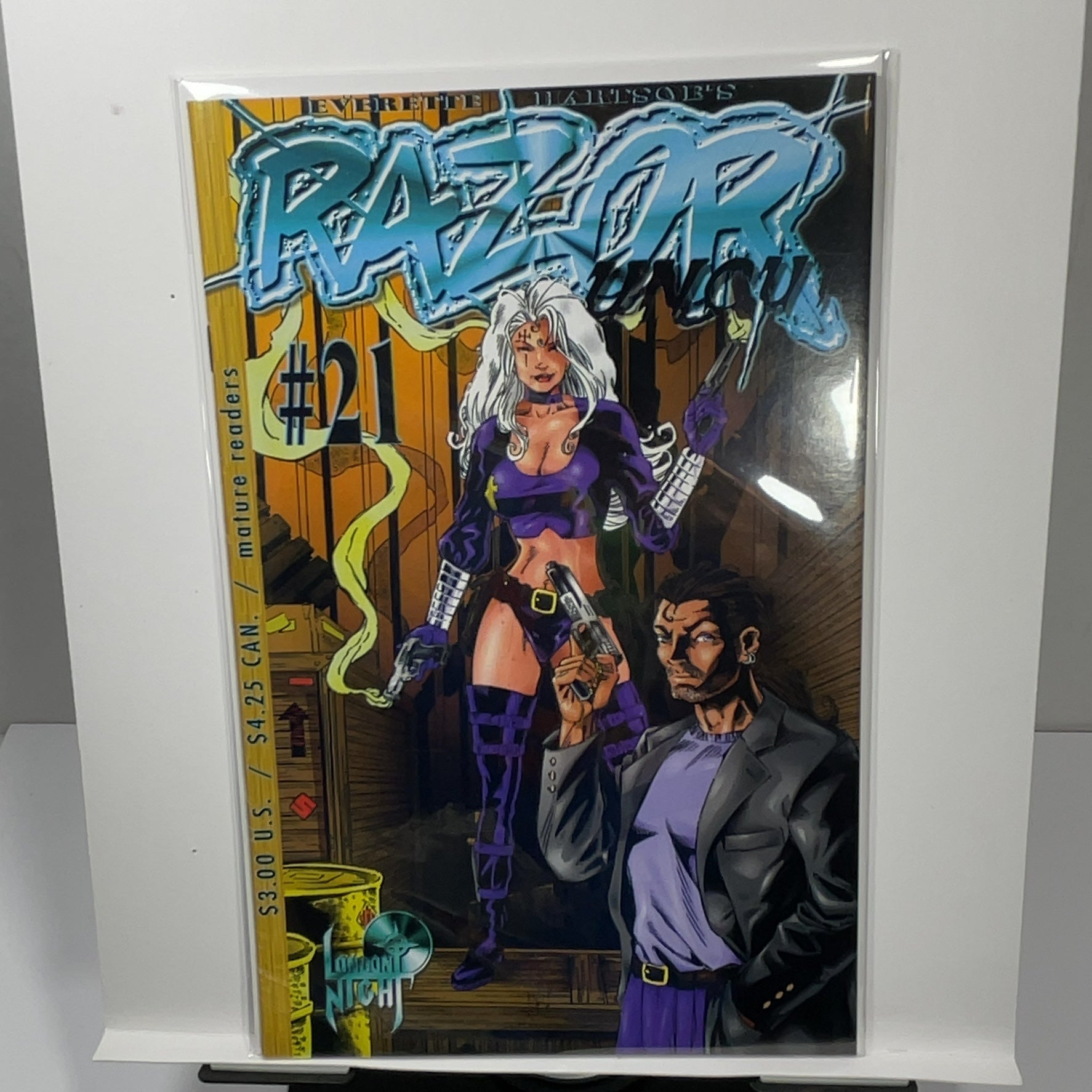 Razor Uncut #21-25 London Night Studios Comic Everette Hartsoe Mature