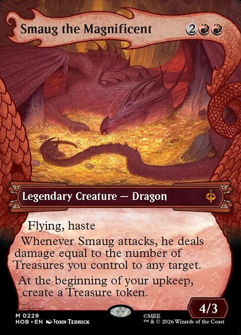 Smaug the Magnificent - The Hobbit #229 - Mythic - NM Non-Foil