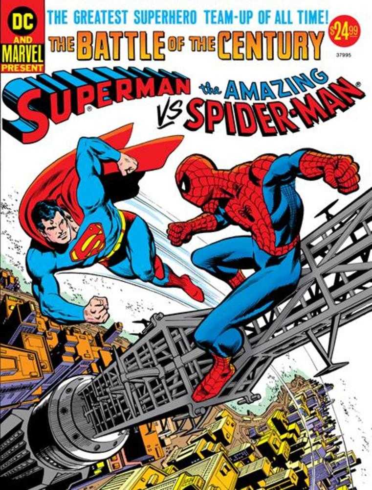 50 Th Anniversary Treasury Edition Superman vs The Amazing Spider - Man 1 Facsimile Edition Cover C Carmine Infantino Ross Andru Foil Variant - Cadets Toys & Comics