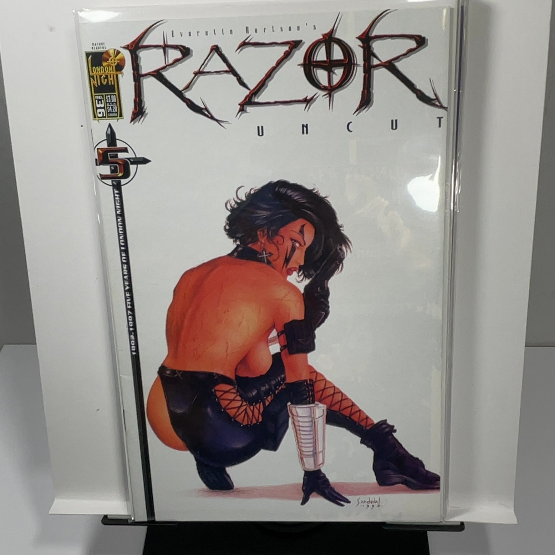 Razor Uncut #26-30 Comic Book Lot London Night Studios Everette Hartsoe — photo 8