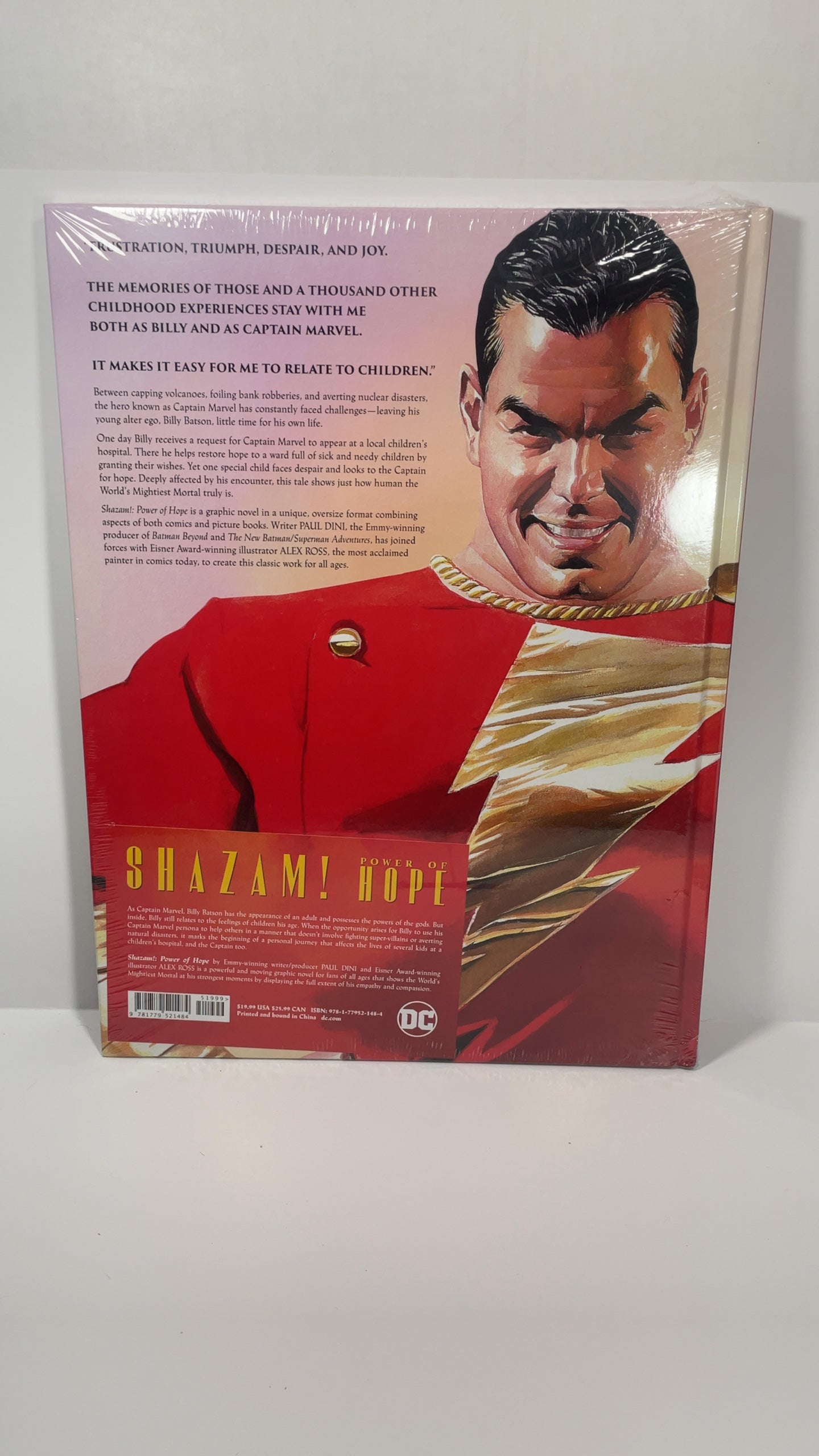 Shazam! Power of Hope Hardcover Graphic Novel Paul Dini Alex Ross DC Comics New - photo 2