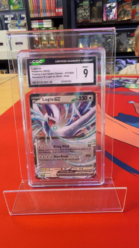Lugia ex 017/034 CGC 9 Pokemon TCG Classic Venusaur & Lugia ex Deck Holo