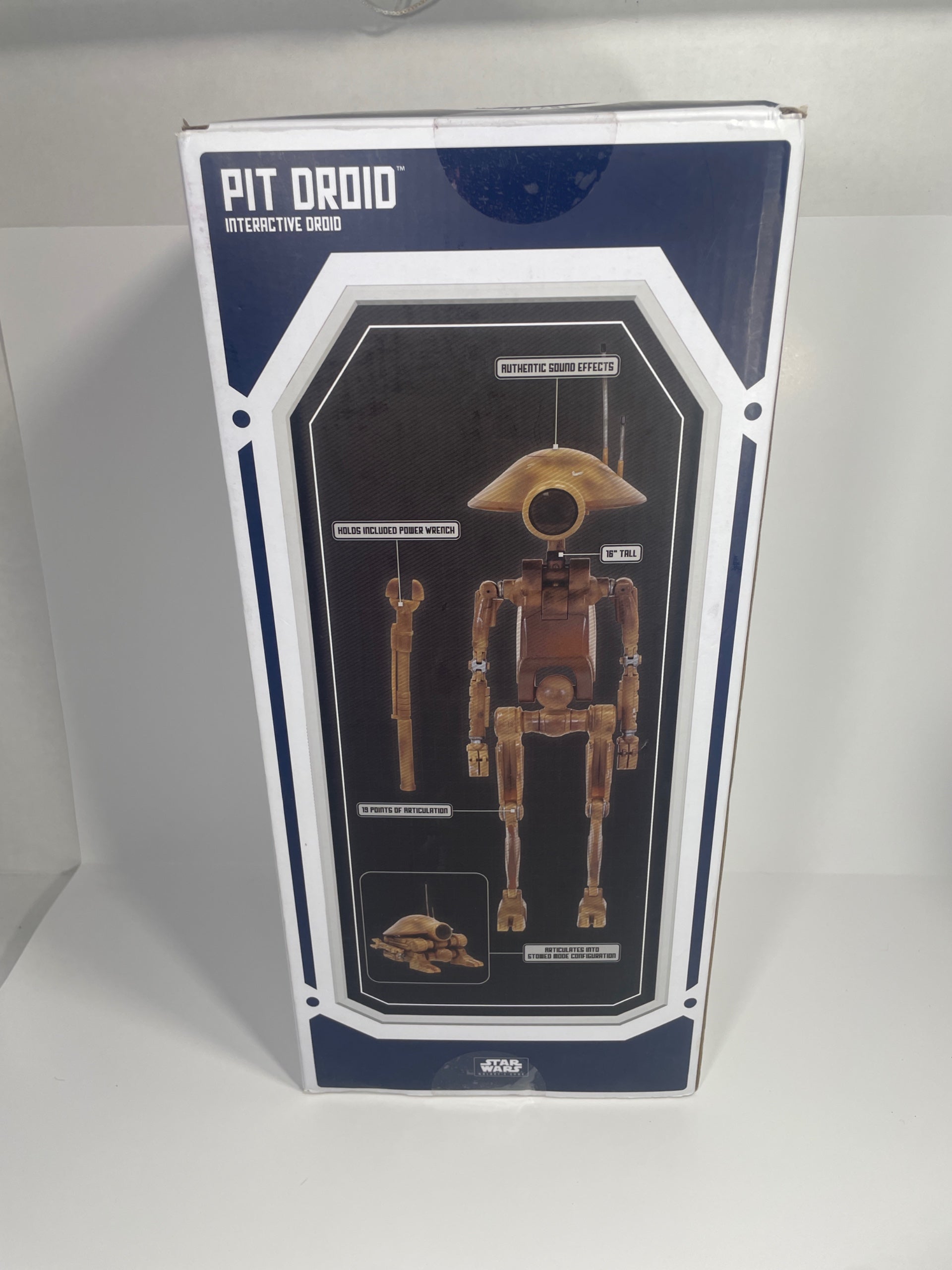 Star Wars Galaxy's Edge Pit Droid Interactive 16 inch Action Figure Sealed New - photo 2