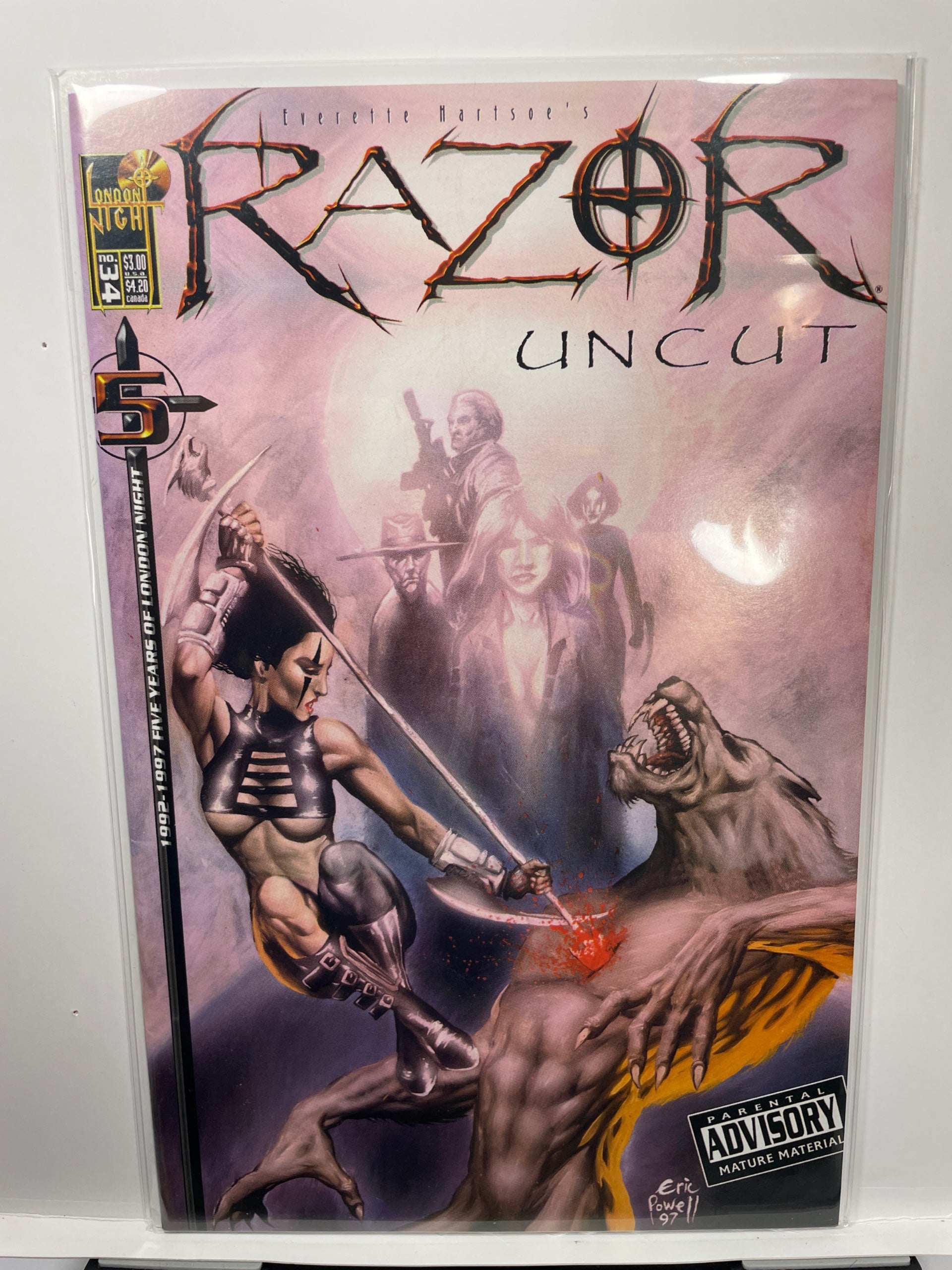 Razor Uncut  #31-35 Comic Lot London Night Studios Comics — photo 4
