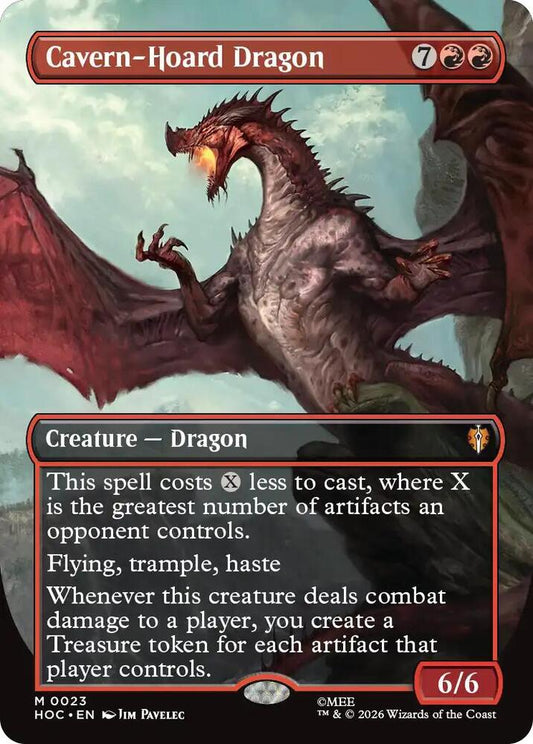 Cavern-Hoard Dragon (Borderless) - The Hobbit: Eternal-Legal #23