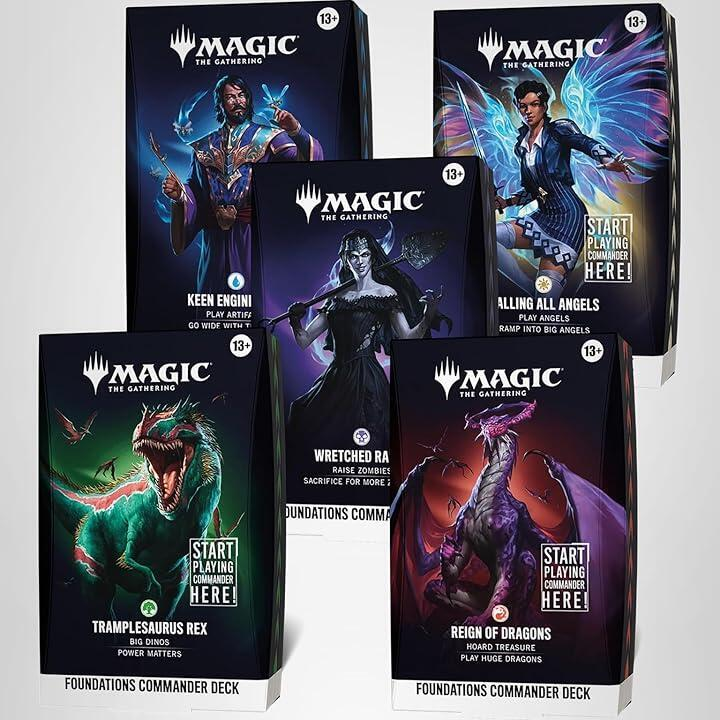 Magic the Gathering: Foundations Commander Decks