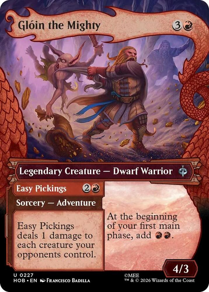Gloin the Mighty (Showcase) - The Hobbit #227 - Uncommon - NM Foil