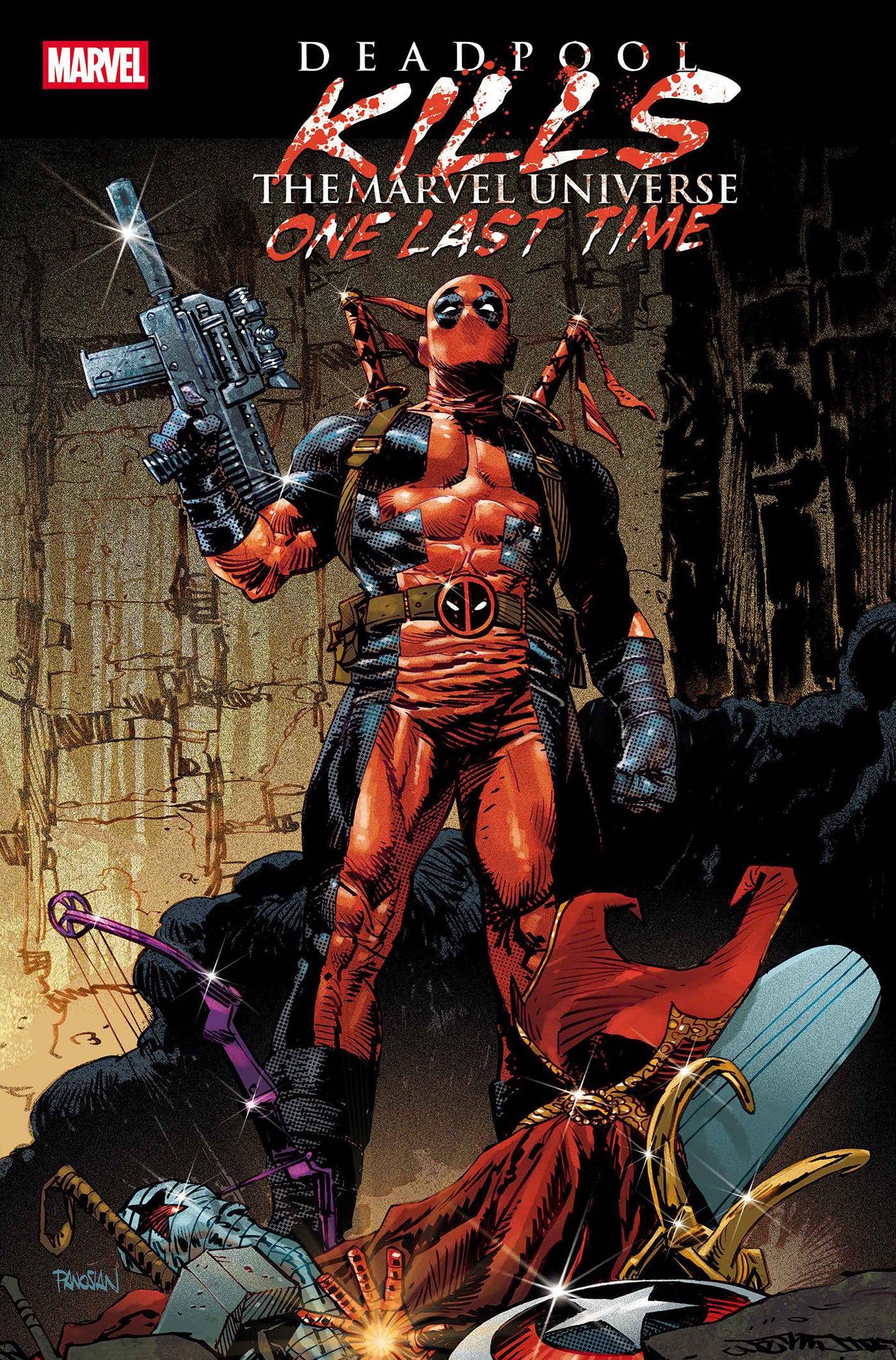 Póster de Deadpool mata al Universo Marvel por última vez #1