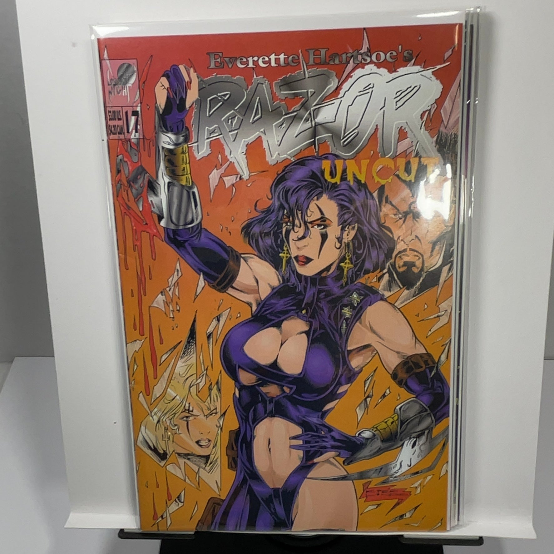 Razor Uncut #16-20 Comic Lot Everette Hartsoe London Night Comics — photo 2