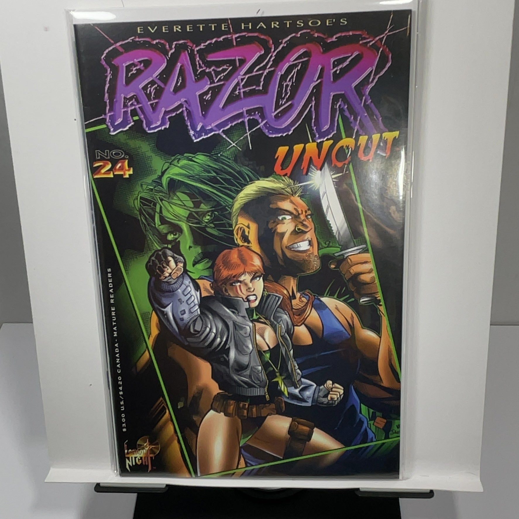 Razor Uncut #21-25 London Night Studios Comic Everette Hartsoe Mature — photo 4