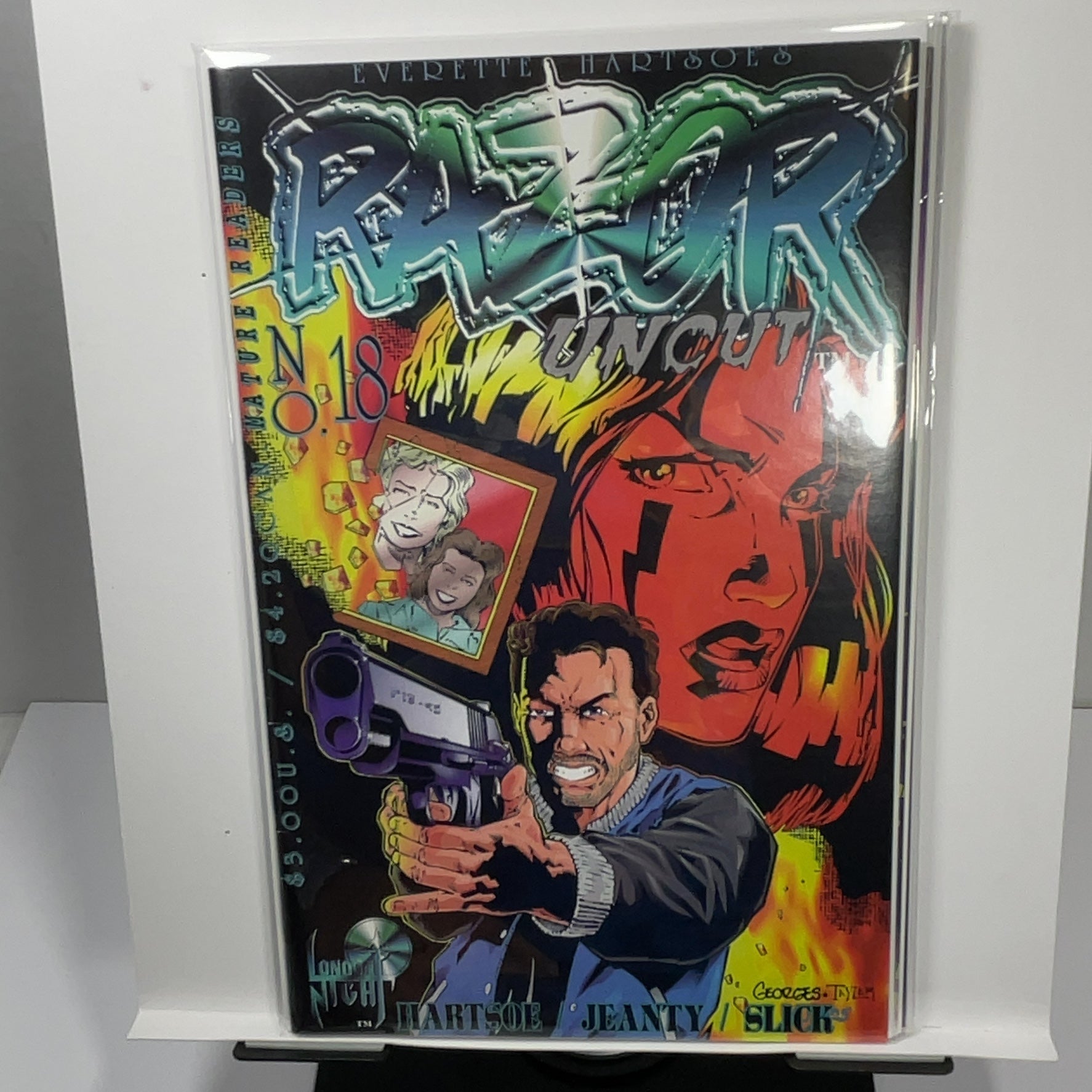 Razor Uncut #16-20 Comic Lot Everette Hartsoe London Night Comics — photo 3