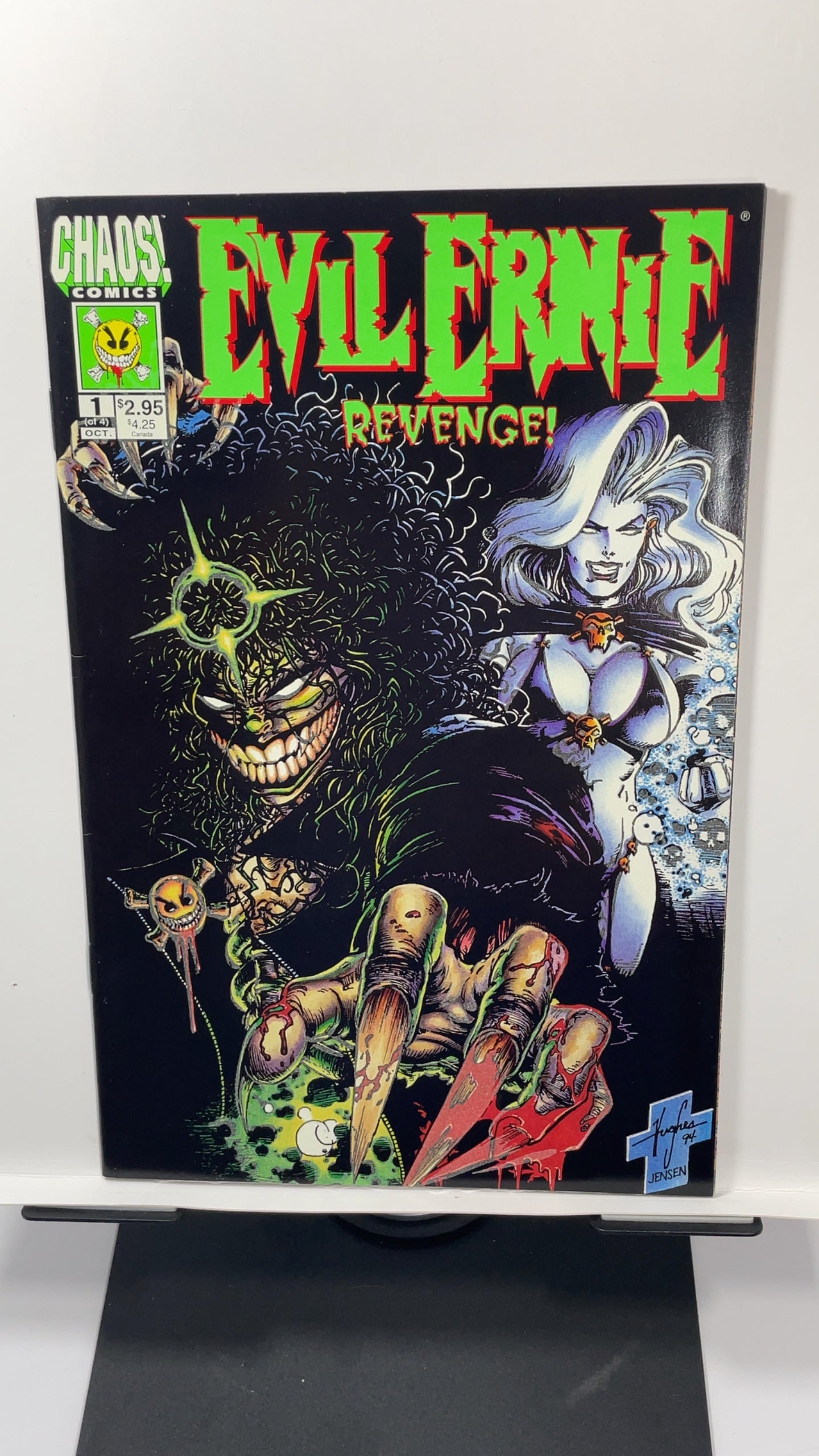 Evil Ernie Revenge #1 Chaos Comics 1994 Lady Death Hughes Cover