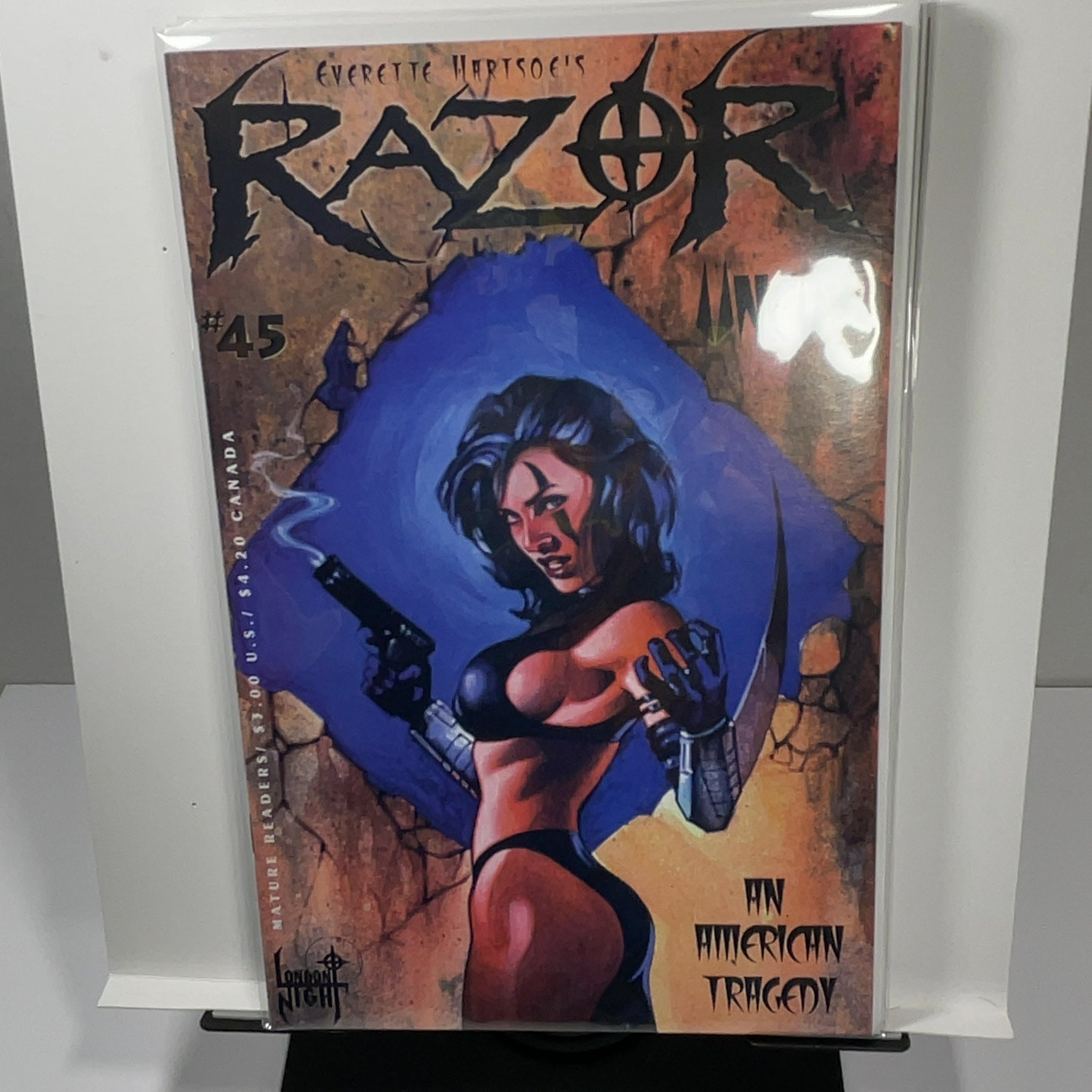 Razor #45-51 London Night Comic Lot Everette Hartsoe