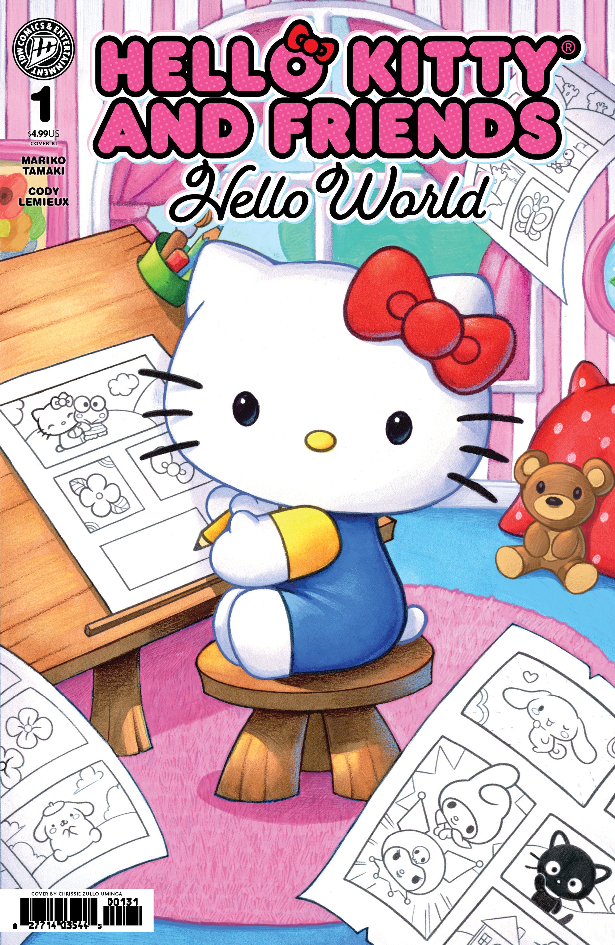 Hello Kitty And Friends: Hello World! #1 Variant Ri (25) (Zullo Uminga Pack Of 10)