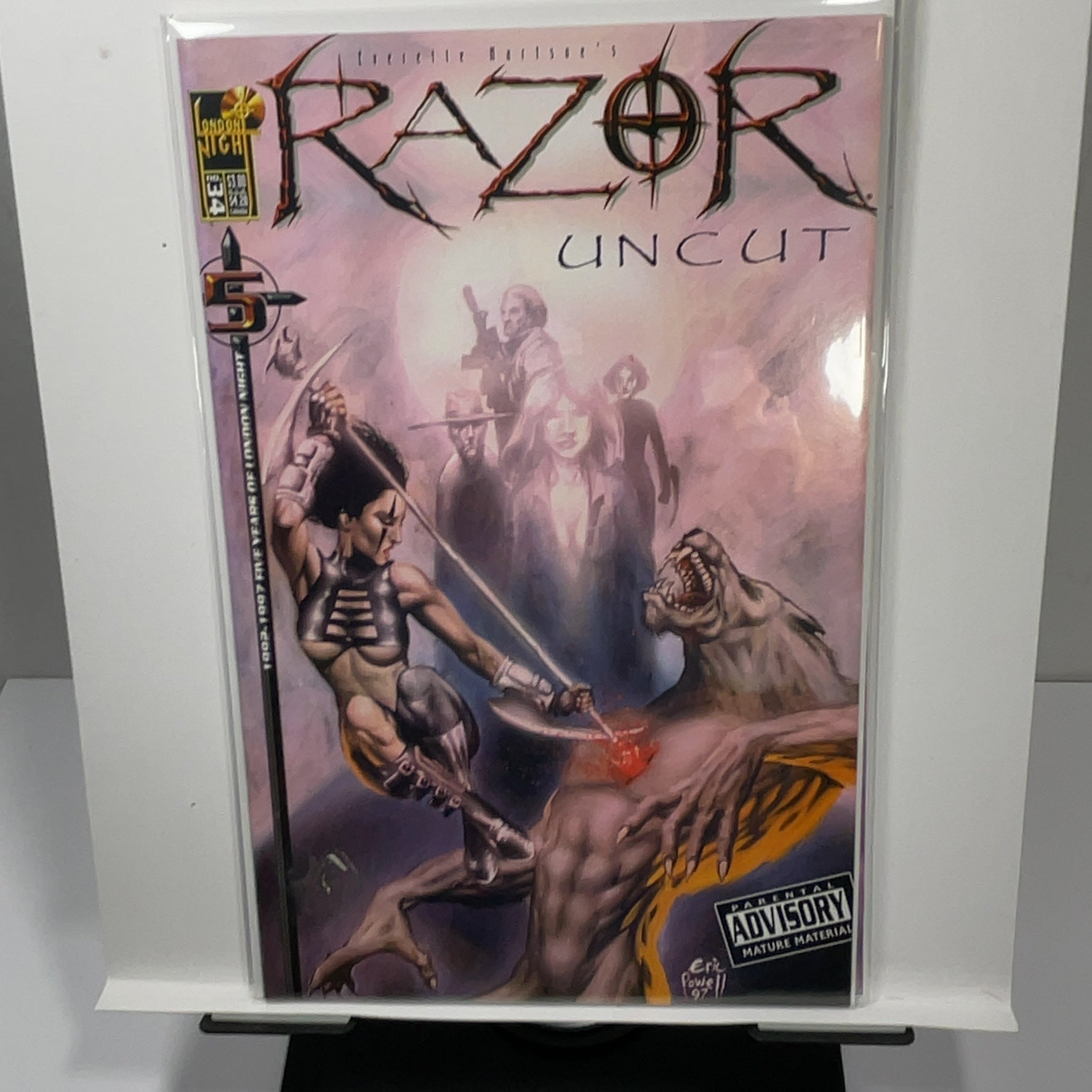 Razor Uncut #26-30 Comic Book Lot London Night Studios Everette Hartsoe — photo 6